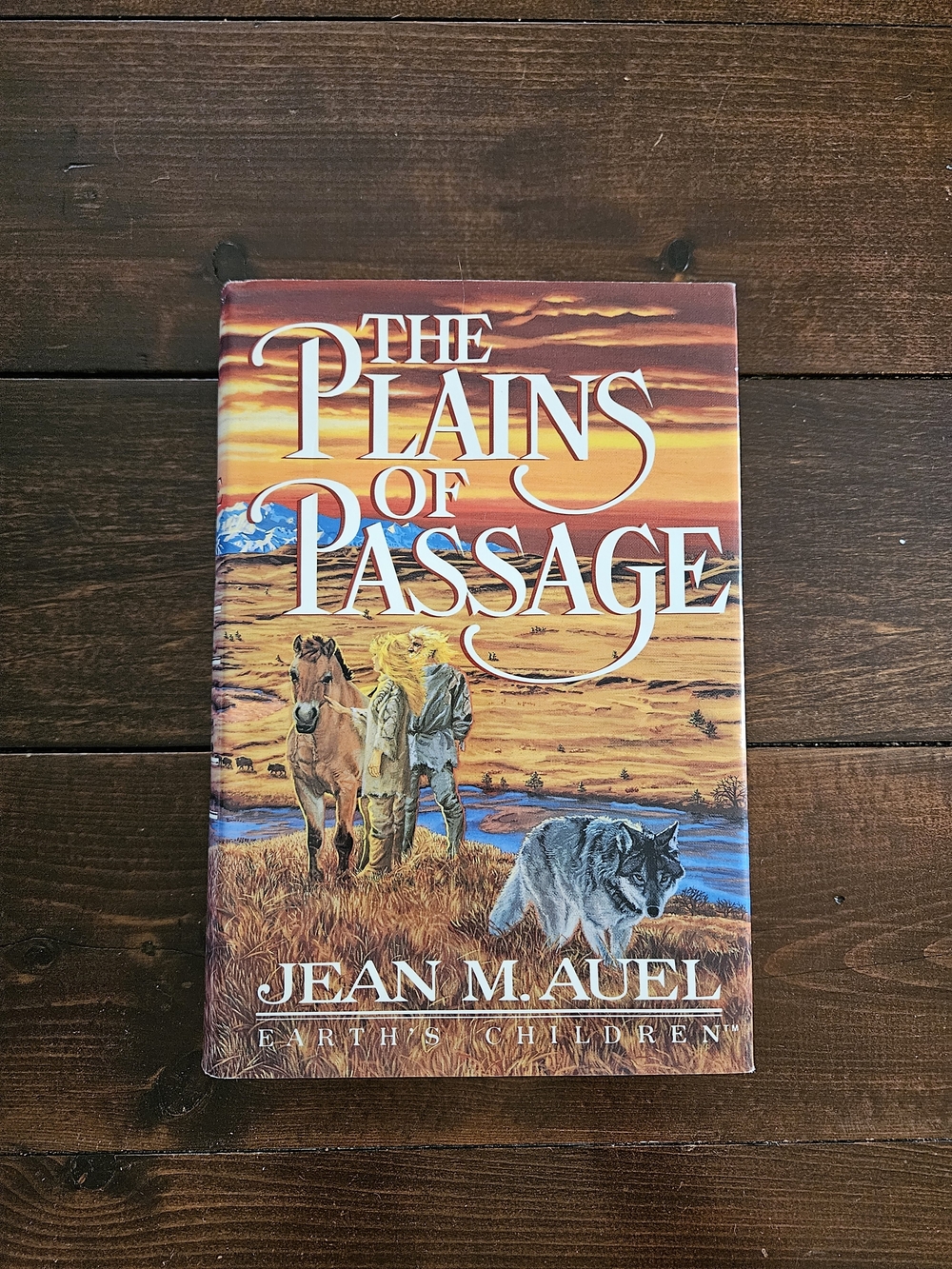 The Plains of Passage by Jean M. Auel Earth's Children Hardcover Edition